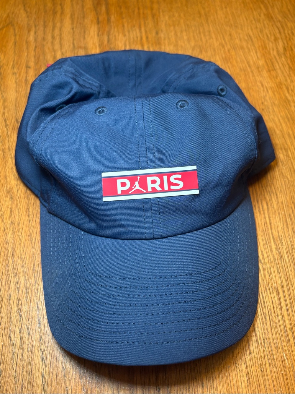 Jordan PSG Paris Saint-Germain Ici C’est Paris Navy Adjustable Hat